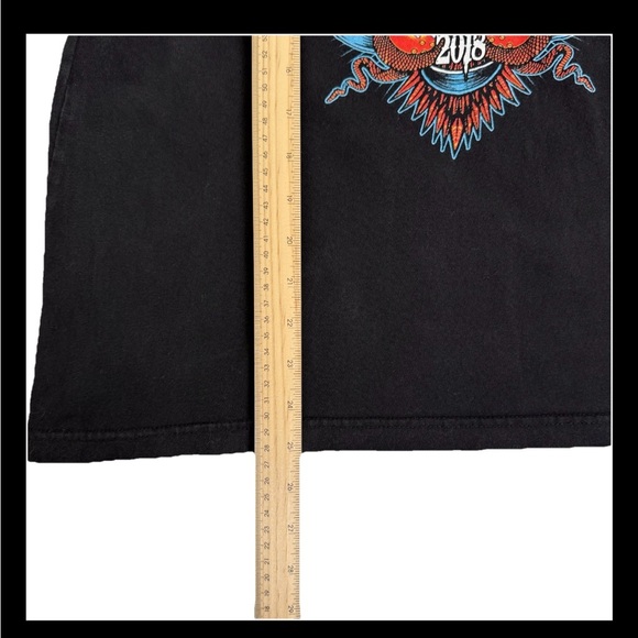Lynyrd Skynyrd Last Of The Survivors 2018 Farewell Tour Double Sided Black - Picture 5 of 6